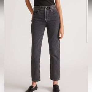 Everlane “The 90s Cheeky Jean” in washed black size 24